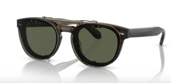 Oliver Peoples Sheldrake Clip On for glasses in gold colour