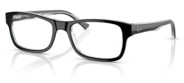 Ray Ban 5268 2034 black transparent glasses