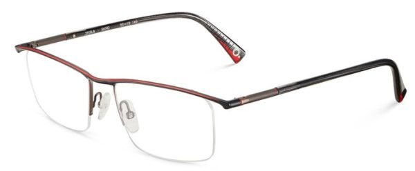 Etnia Barcelona Tesla BKRD black red glasses