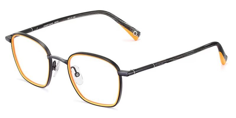 Etnia Barcelona Desert Sand BKOG Black Orange glasses