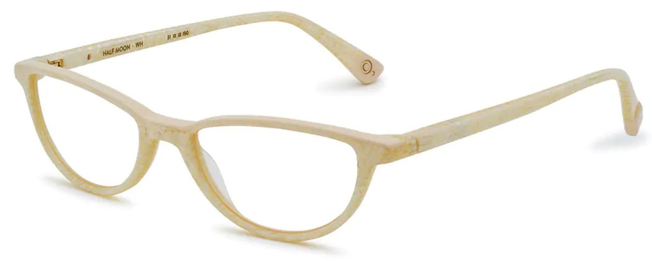 Etnia Barcelona Half Moon white glasses
