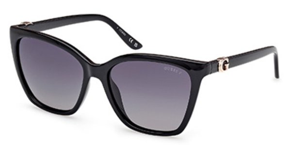 01D - Shiny Black / Smoke Polarized