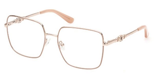 Guess 2953 059 - Shiny Beige / Shiny Pale Gold metal glasses