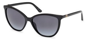 GUESS GU00256 01B shiny black sunglasses