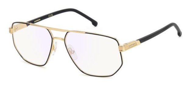Carrera 1141 I46 black gold glasses
