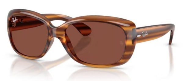 Ray Ban RB4101 Jackie Ohh 820C5 striped red havana sunglasses
